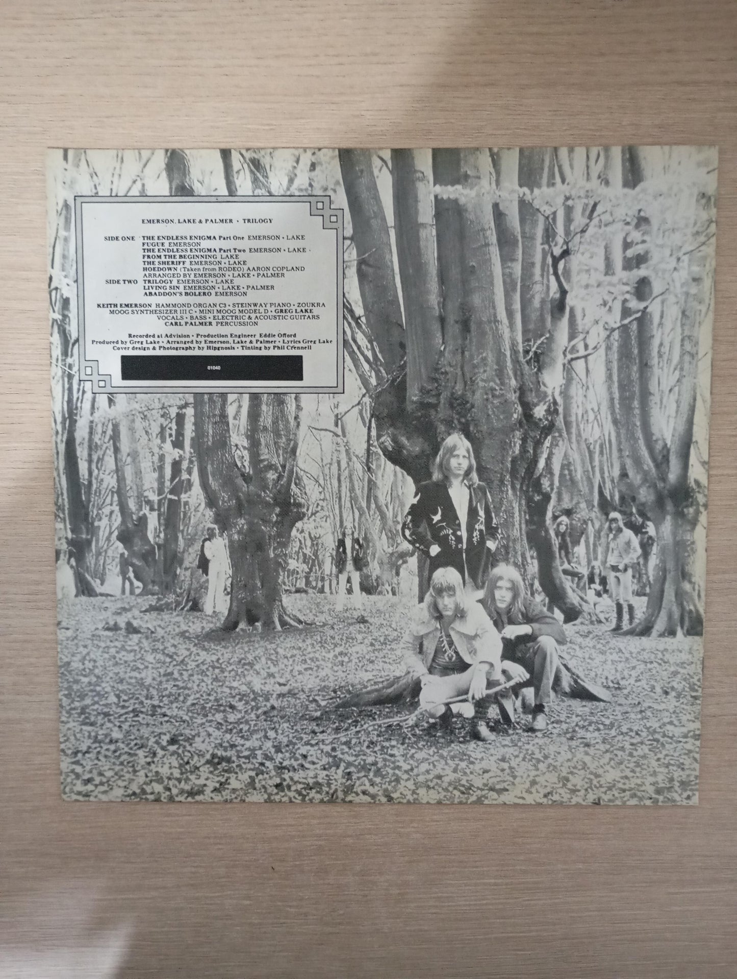 Disco Vinil Trilogy Emerson, Lake & Palmer Com Encarte A
