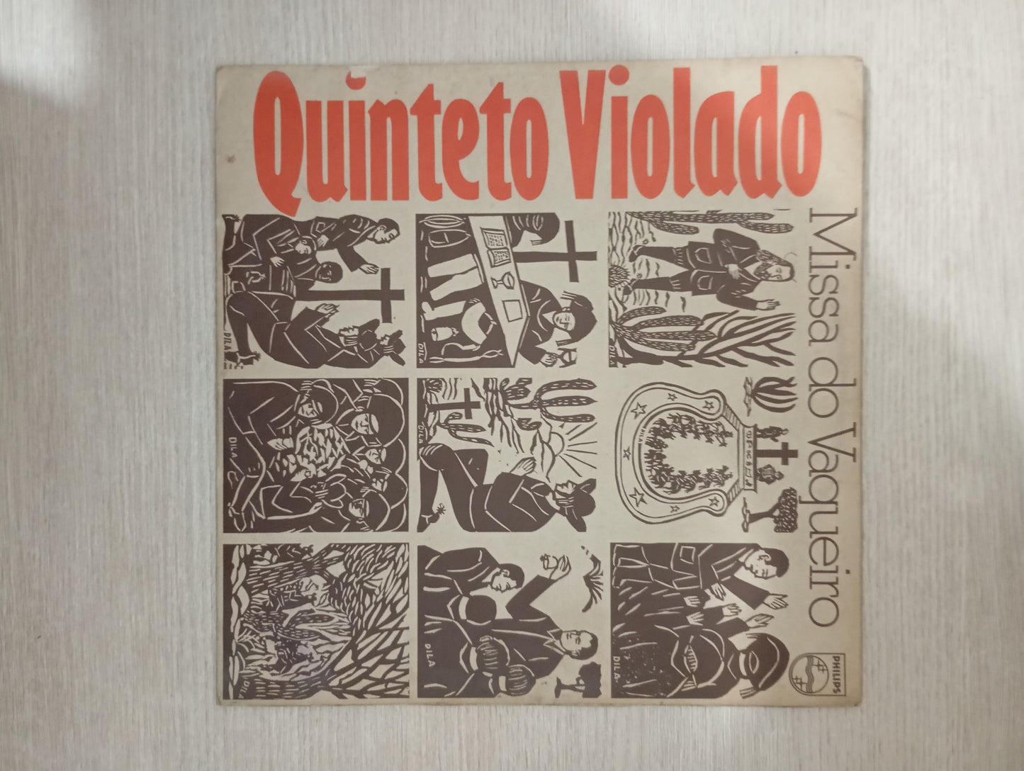Lp Vinil Quinteto Violado Missa Do Vaqueiro Com Encarte