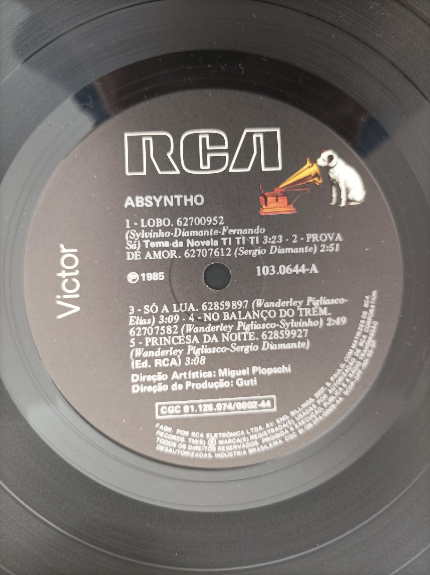 Lp Vinil Absyntho 1985 Com Encarte