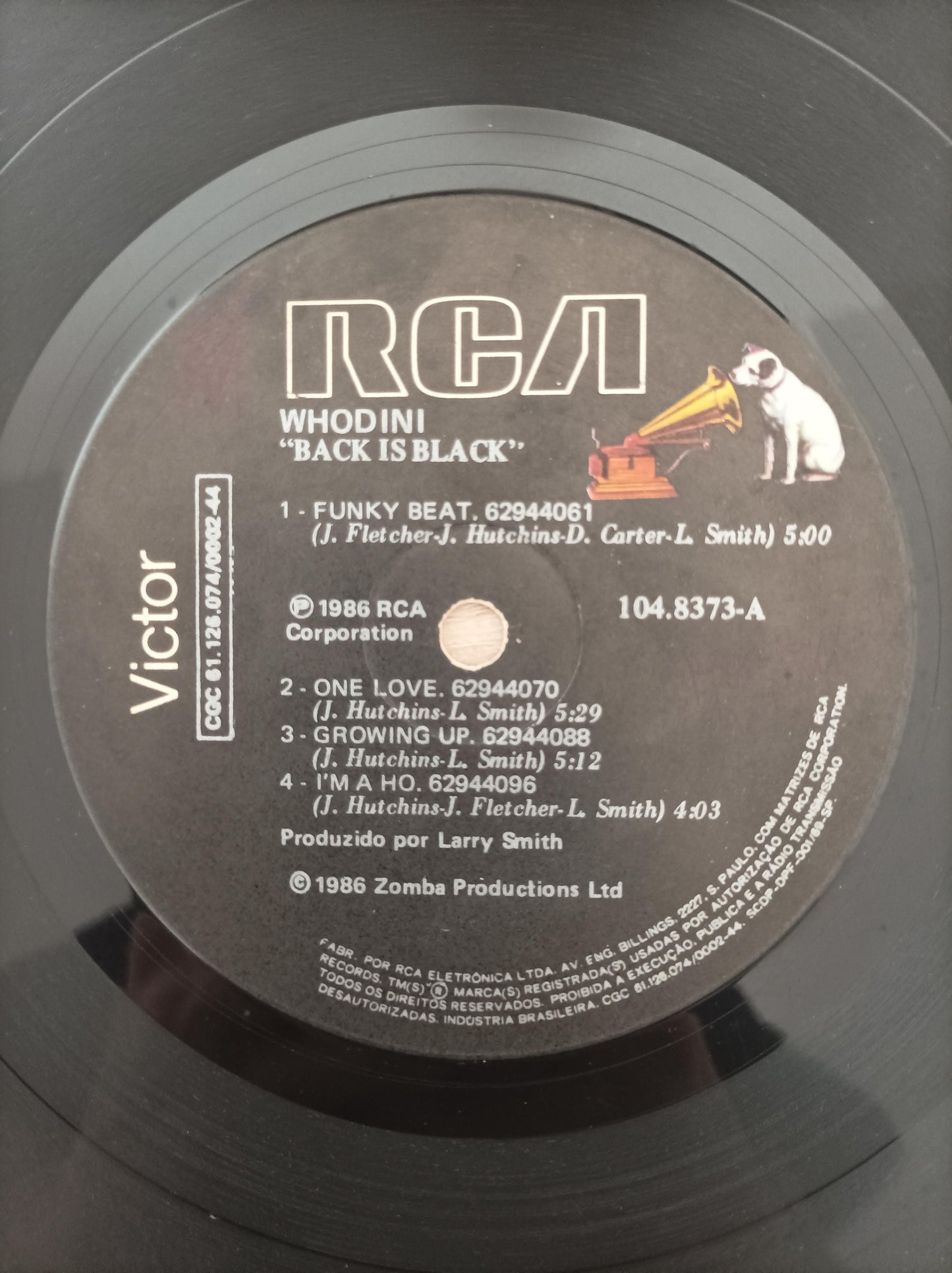 Lp Vinil Whodini Back In Black