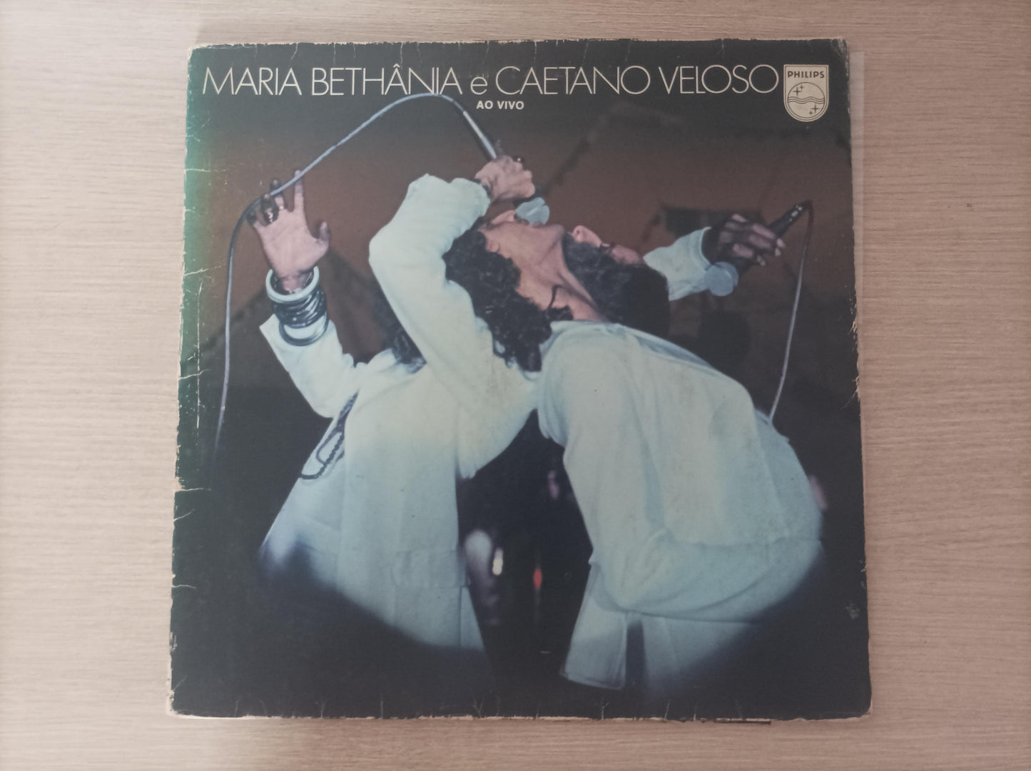 Lp Vinil Maria Bethânia & Caetano Veloso Ao Vivo Capa Dupla