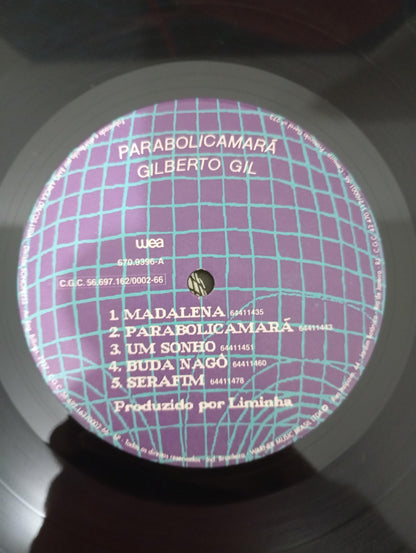 Lp Vinil Gilberto Gil Parabolicamará Com Encartes