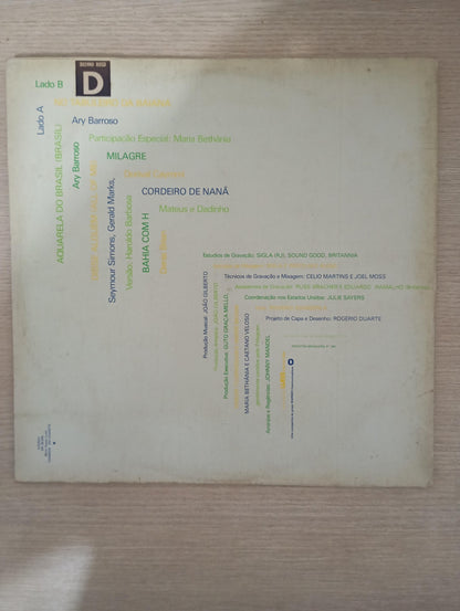 Lp Vinil João Gilberto Veloso Bethânia Gil Brasil C Encarte
