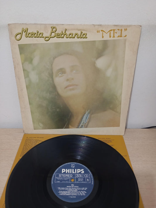Lp Vinil Maria Bethânia Mel Com Encarte
