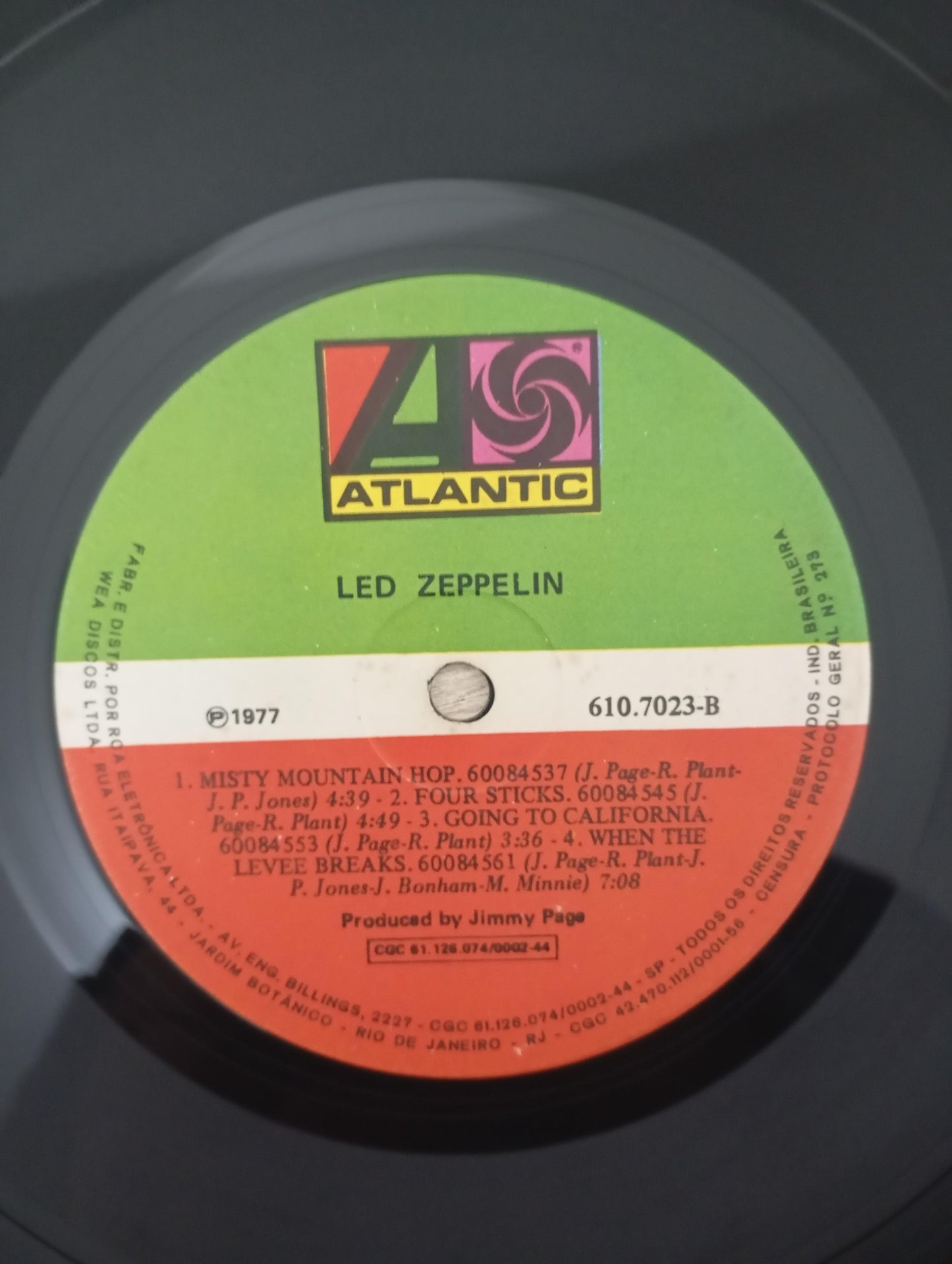 Lp Vinil Led Zeppelin IV 4 Capa Dupla Com Encarte