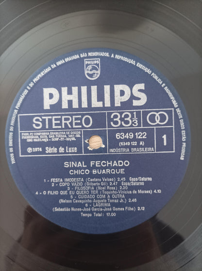 Lp Vinil Chico Buarque Sinal Fechado