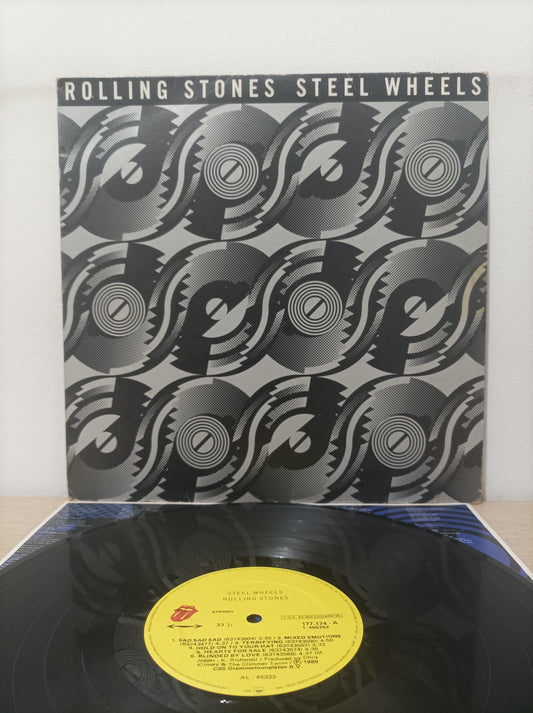 Lp Vinil The Rolling Stones Steel Wheels Com Encarte