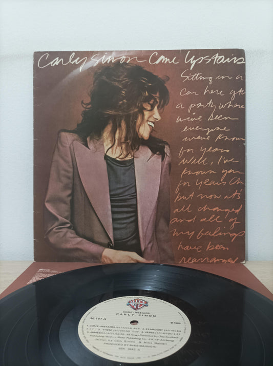Lp Vinil Carly Simon Come Upstairs Com Encarte