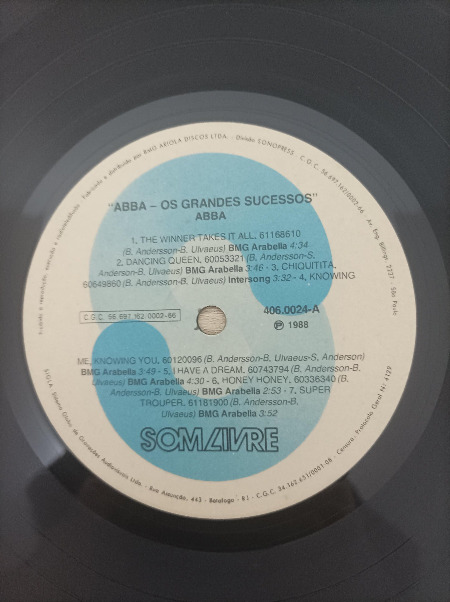 Lp Vinil ABBA Os Grandes Sucessos