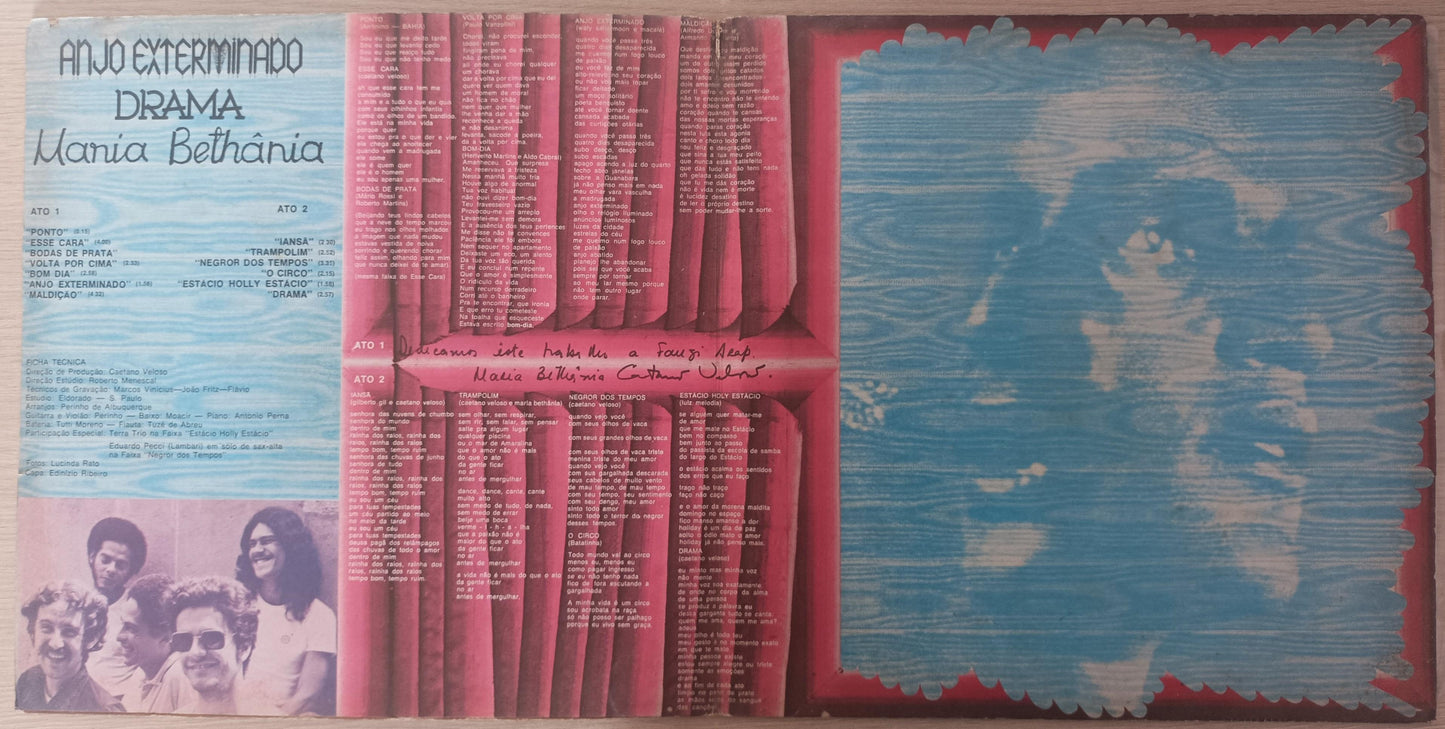 Lp Vinil Maria Bethânia Drama Capa Dupla