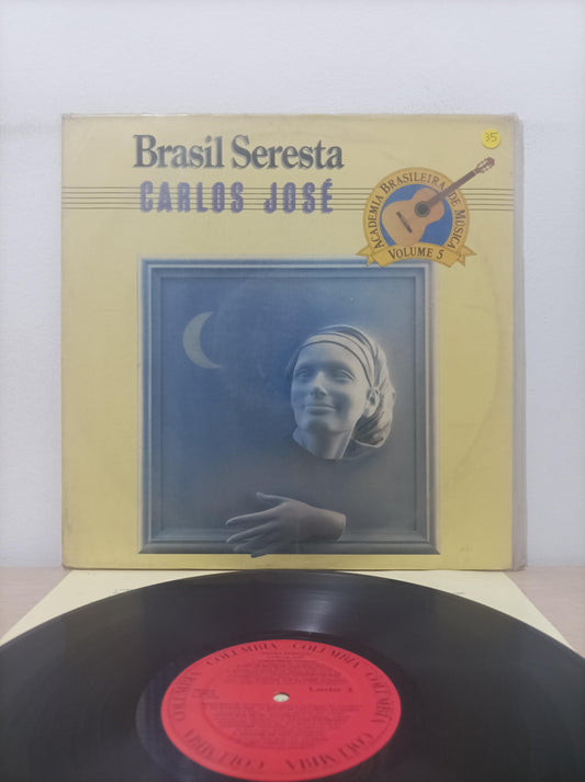 Lp Vinil Carlos José Brasil Seresta Com Encarte