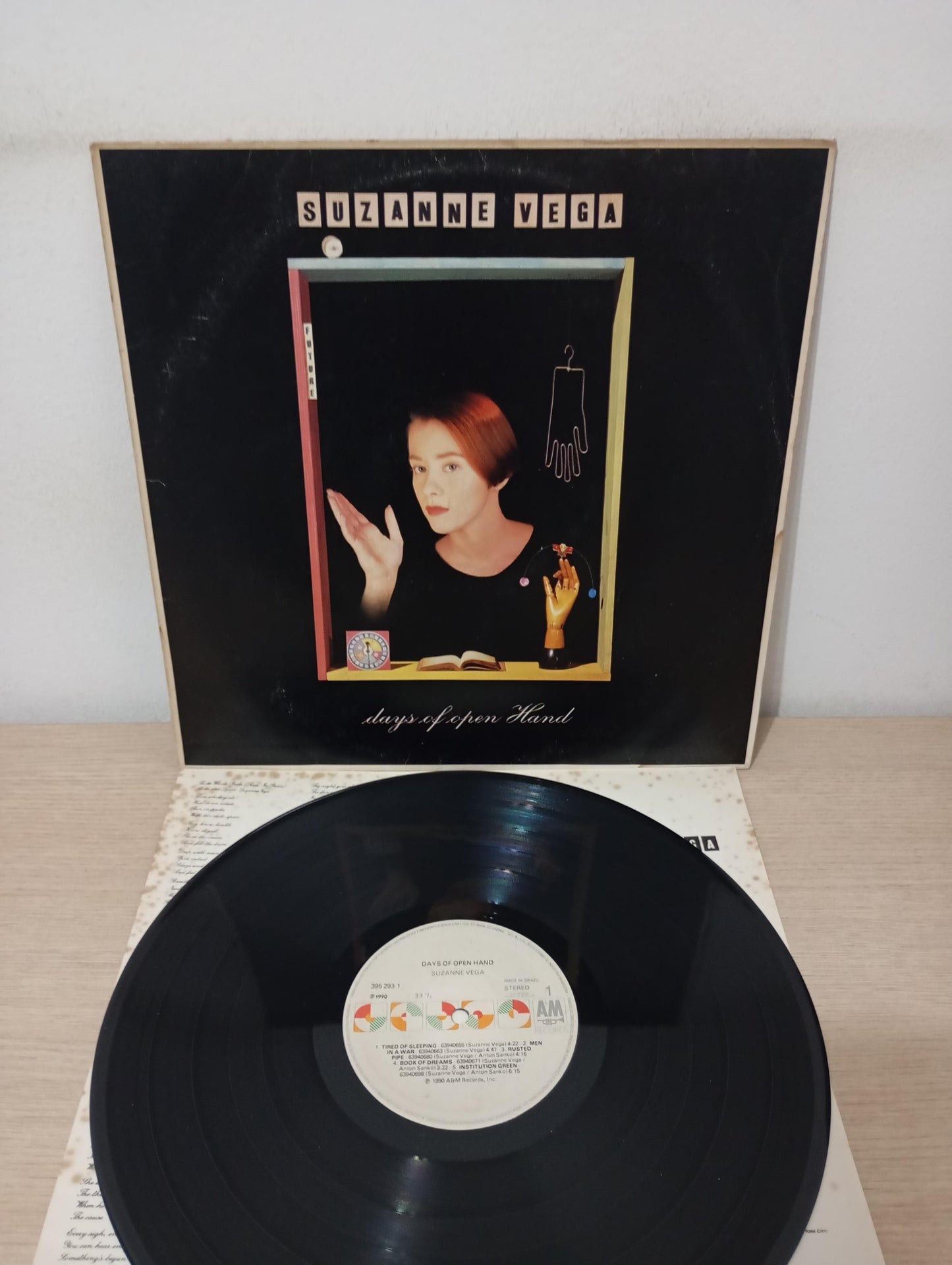 Lp Vinil Suzanne Vega Days Of Open Hand Com Encarte