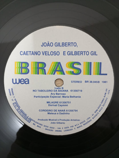 Lp Vinil João Gilberto Veloso Bethânia Gil Brasil C Encarte
