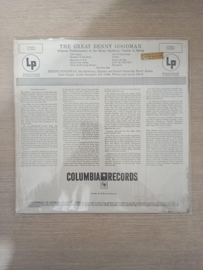Lp Vinil Benny Goodman The Great Benny Goodman Importado