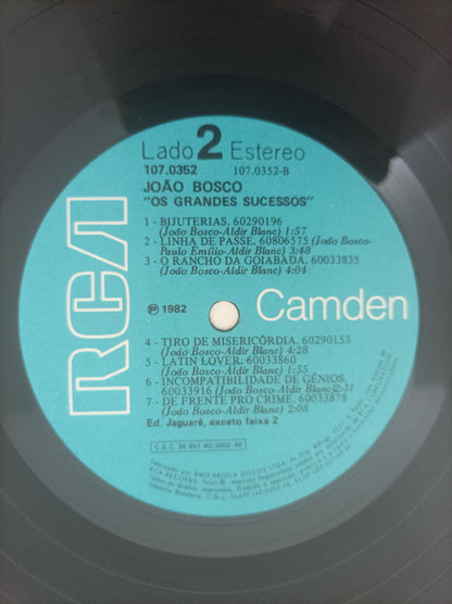 Lp Vinil João Bosco Os Grandes Sucessos Com Encarte