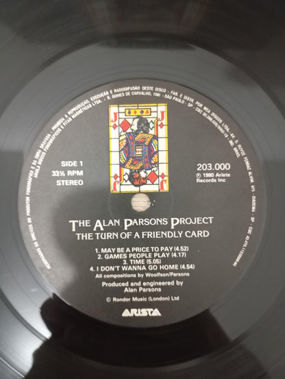 Lp Vinil Alan Parsons Project The Turn Of A Friendly Card