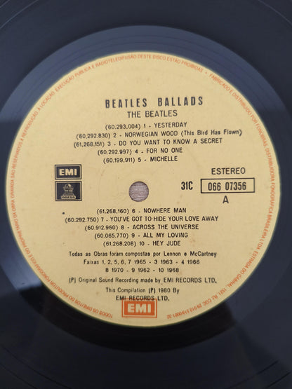 Lp Vinil The Beatles Ballads 20 Original Tracks