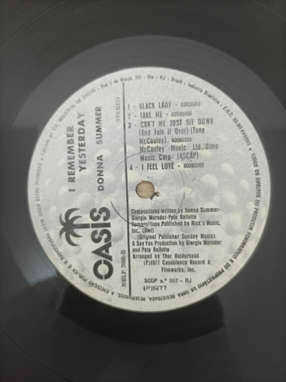 Lp Vinil Donna Summer I Remember Yesterday