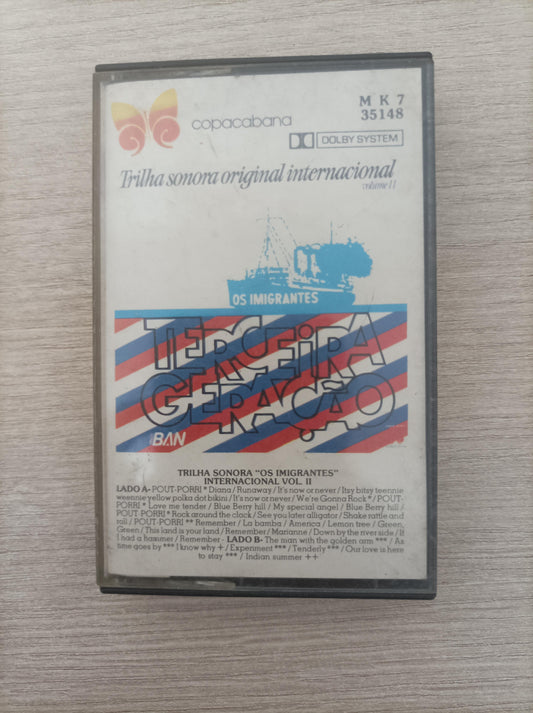 Fita K7 Cassete Os Imigrantes Internacional Vol. 2