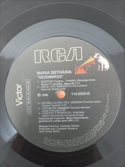 Lp Vinil Maria Bethânia Dezembros Com Encarte
