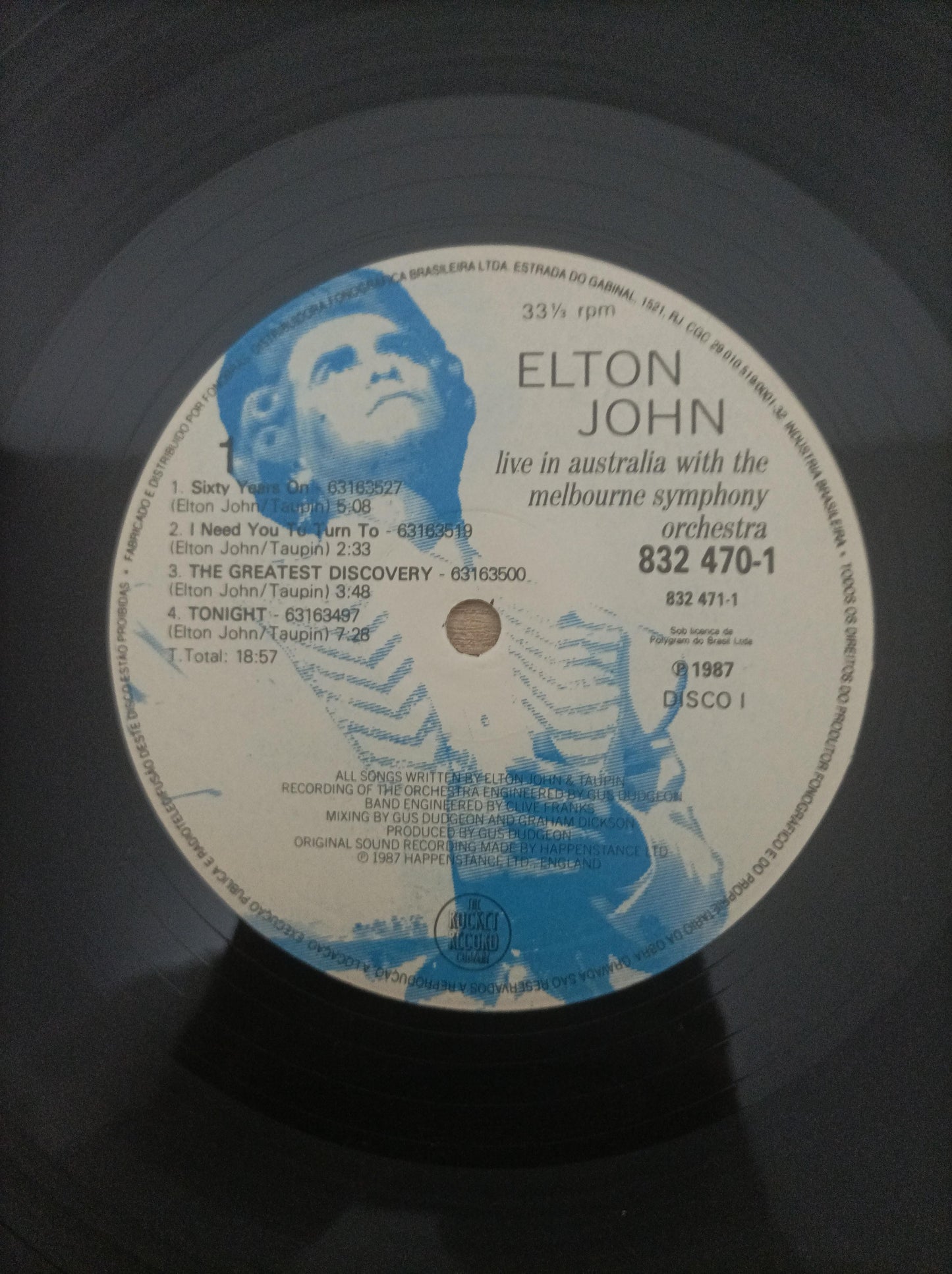 Lp Vinil Elton John Live In Australia Duplo