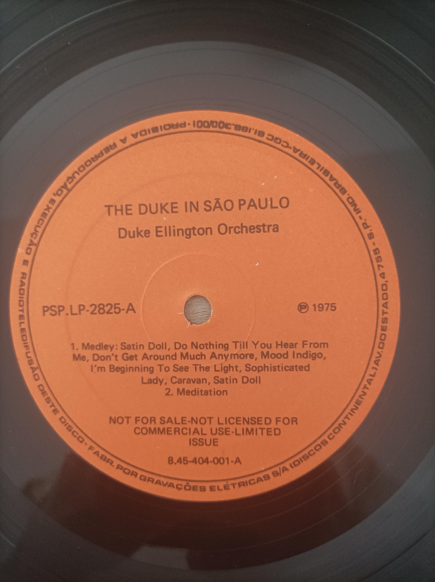 Lp Vinil Duke Ellington The Duke In Sao Paulo