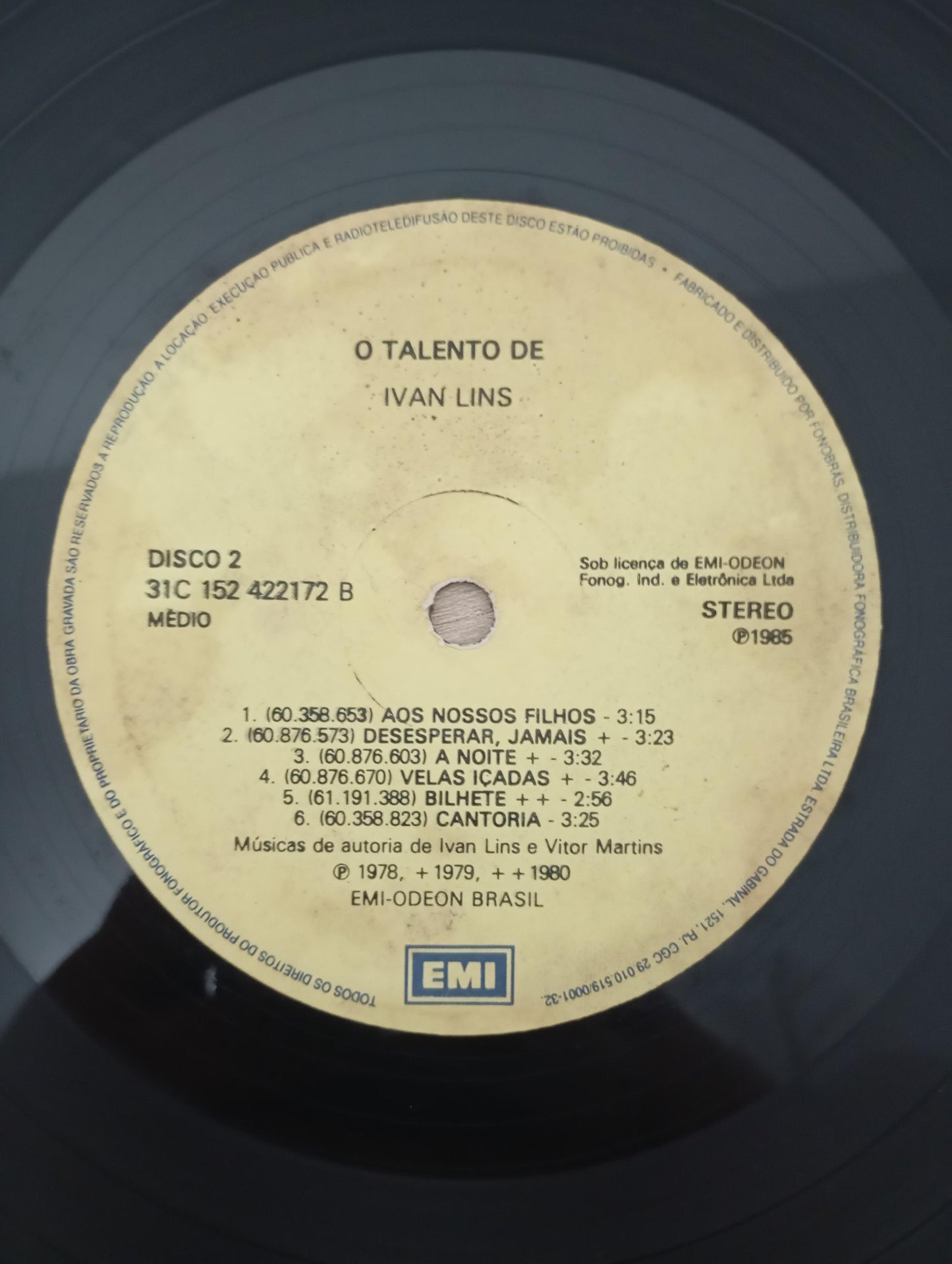 Lp Vinil Ivan Lins O Talento De Ivan Lins Duplo Com Encarte