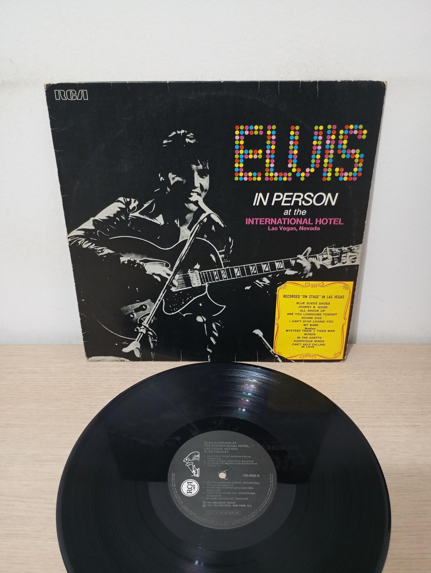 Lp Vinil Elvis Presley In Person At The International Hotel