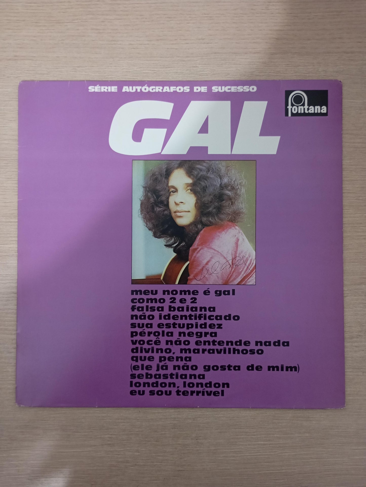 Disco Vinil Autógrafos de Sucesso Gal Costa A