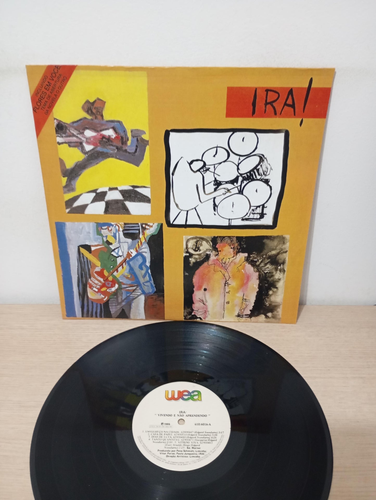 Lp Vinil Ira! Vivendo E Não Aprendendo
