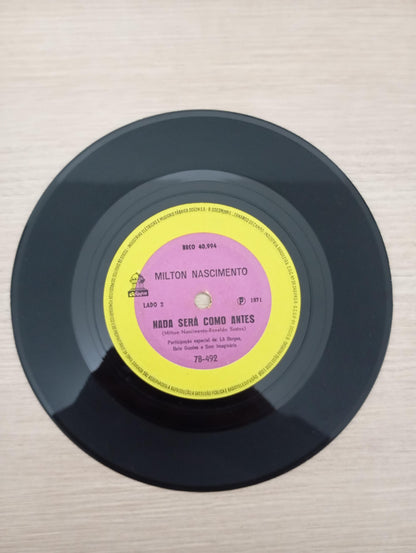 Compacto Vinil Milton Nascimento Cravo e Canela / Nada Será