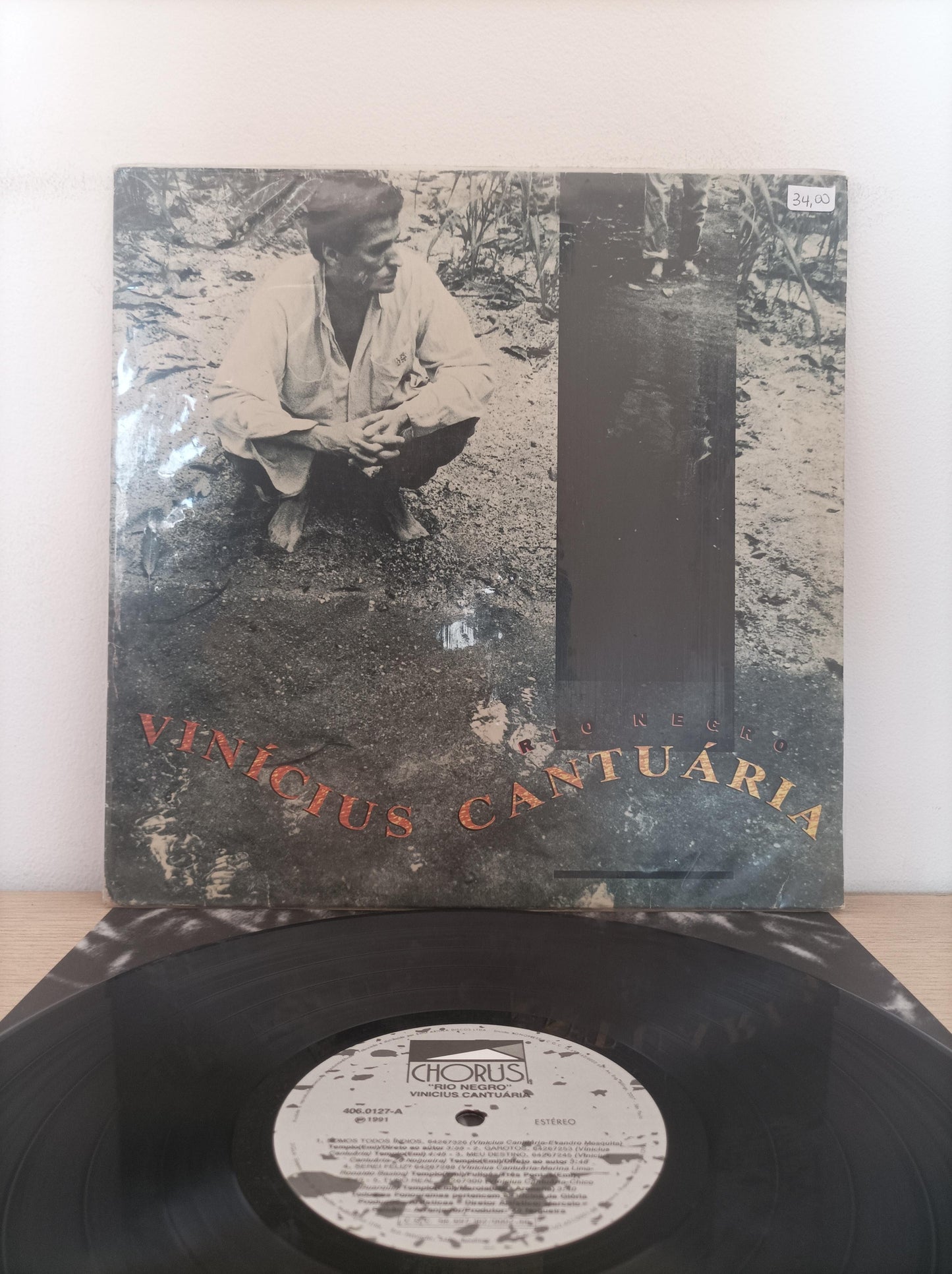 Lp Vinil Vinicius Cantuária Rio Negro Com Encarte