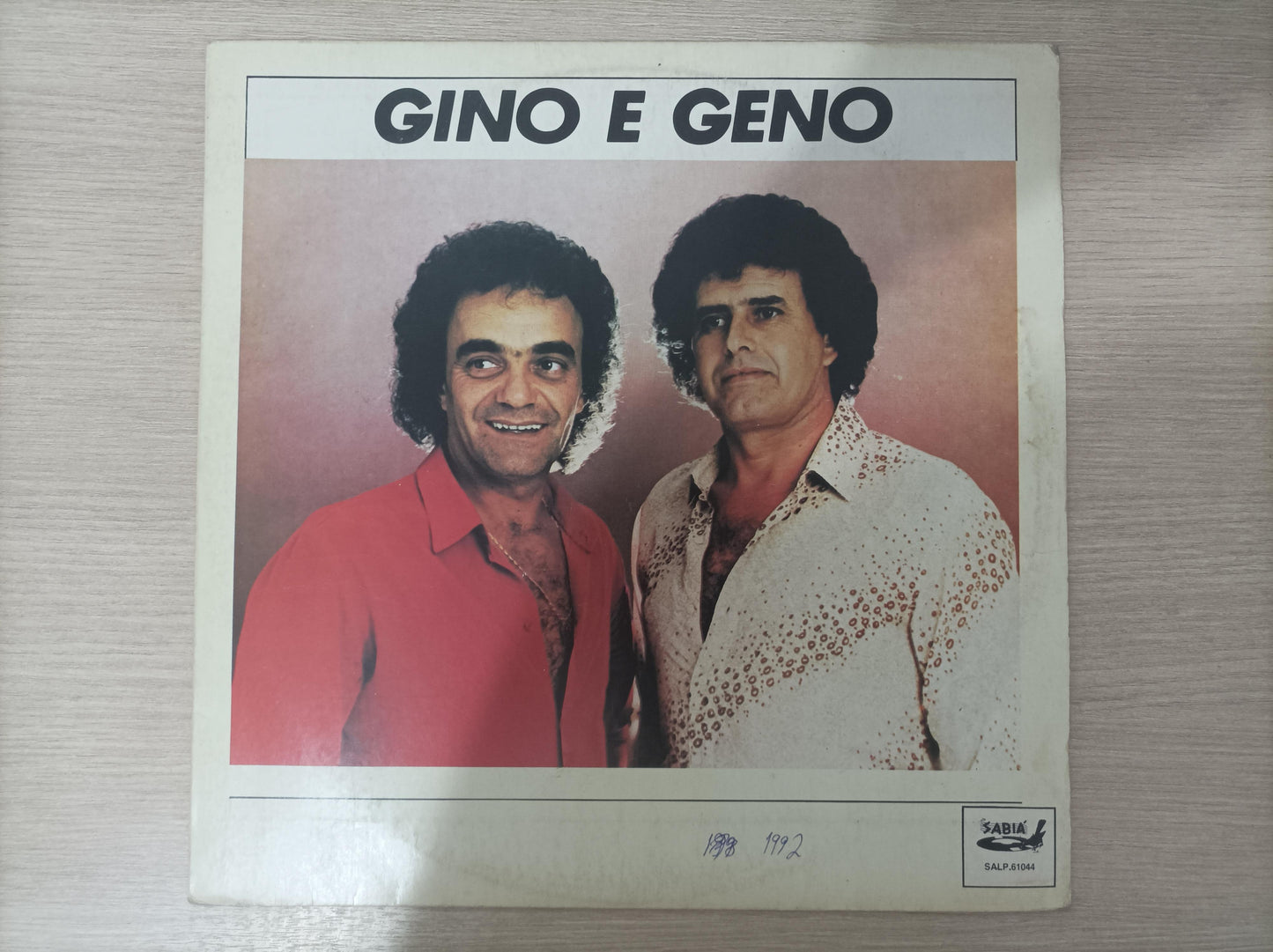 Lp Vinil Gino & Geno 1992