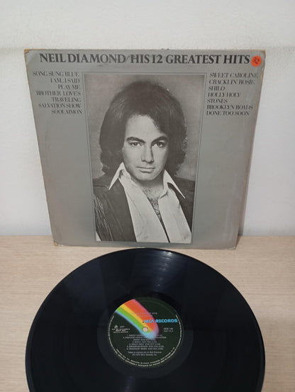 Lp Vinil Neil Diamond His 12 Greatest Hits