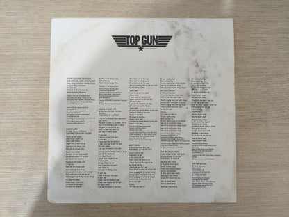 Lp Vinil Top Gun / Ases Indomáveis Com Encarte, Leia
