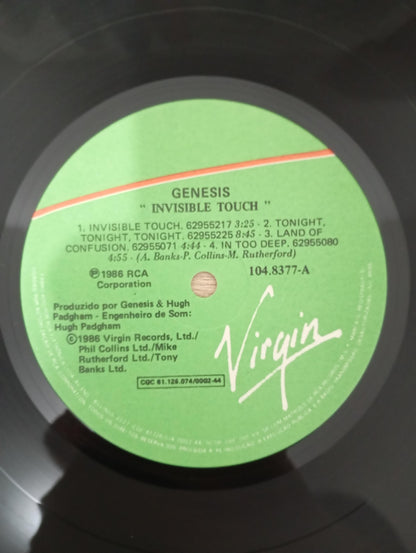 Disco Vinil Invisible Touch Genesis A