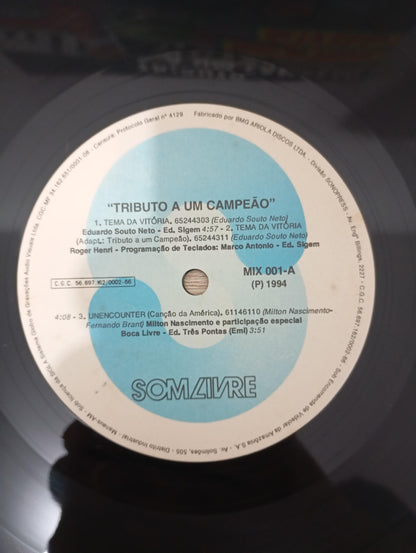 Disco Vinil A Um Campeão Ayrton Senna Tributo A