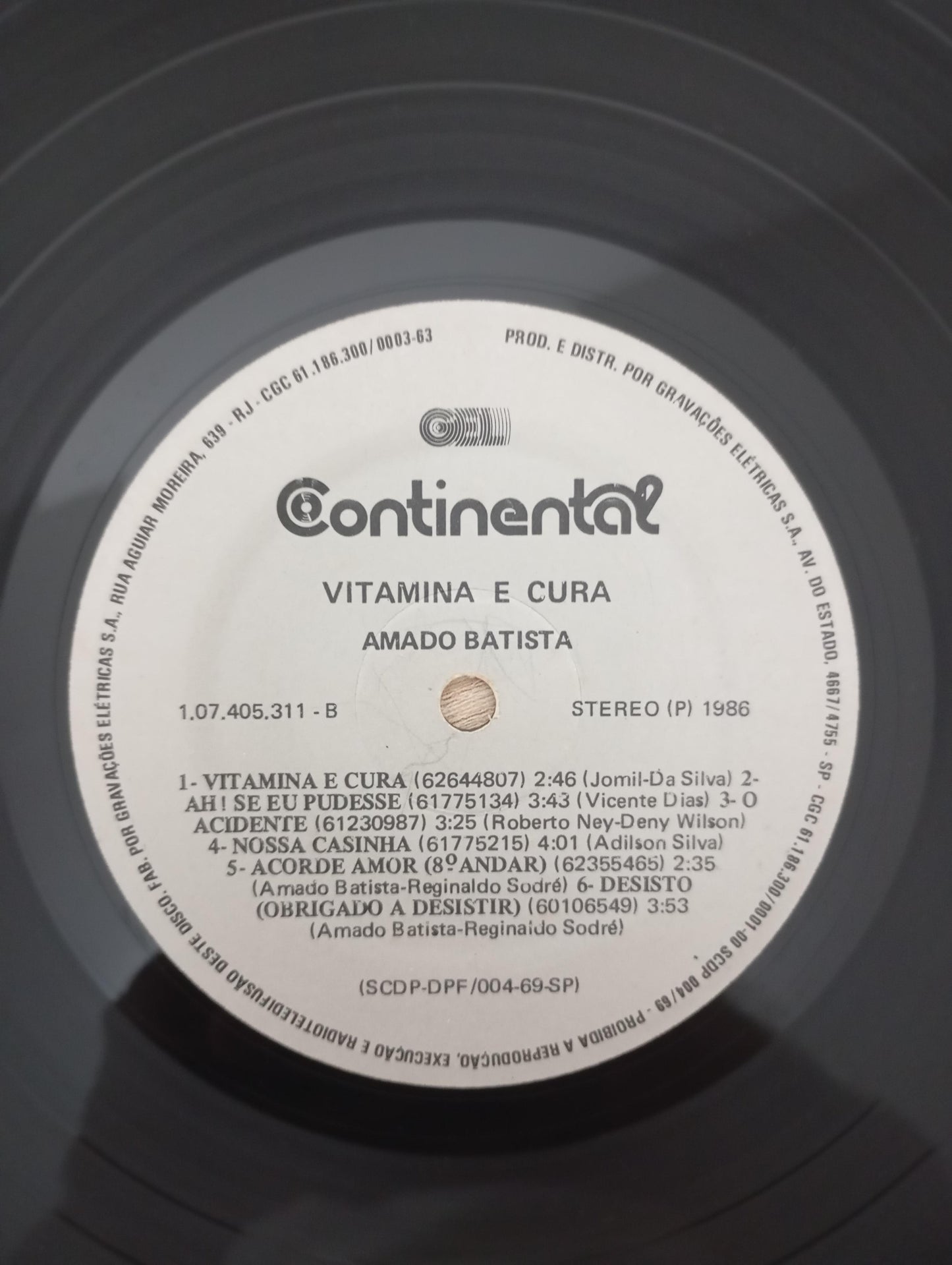 Lp Vinil Amado Batista Vitamina E Cura