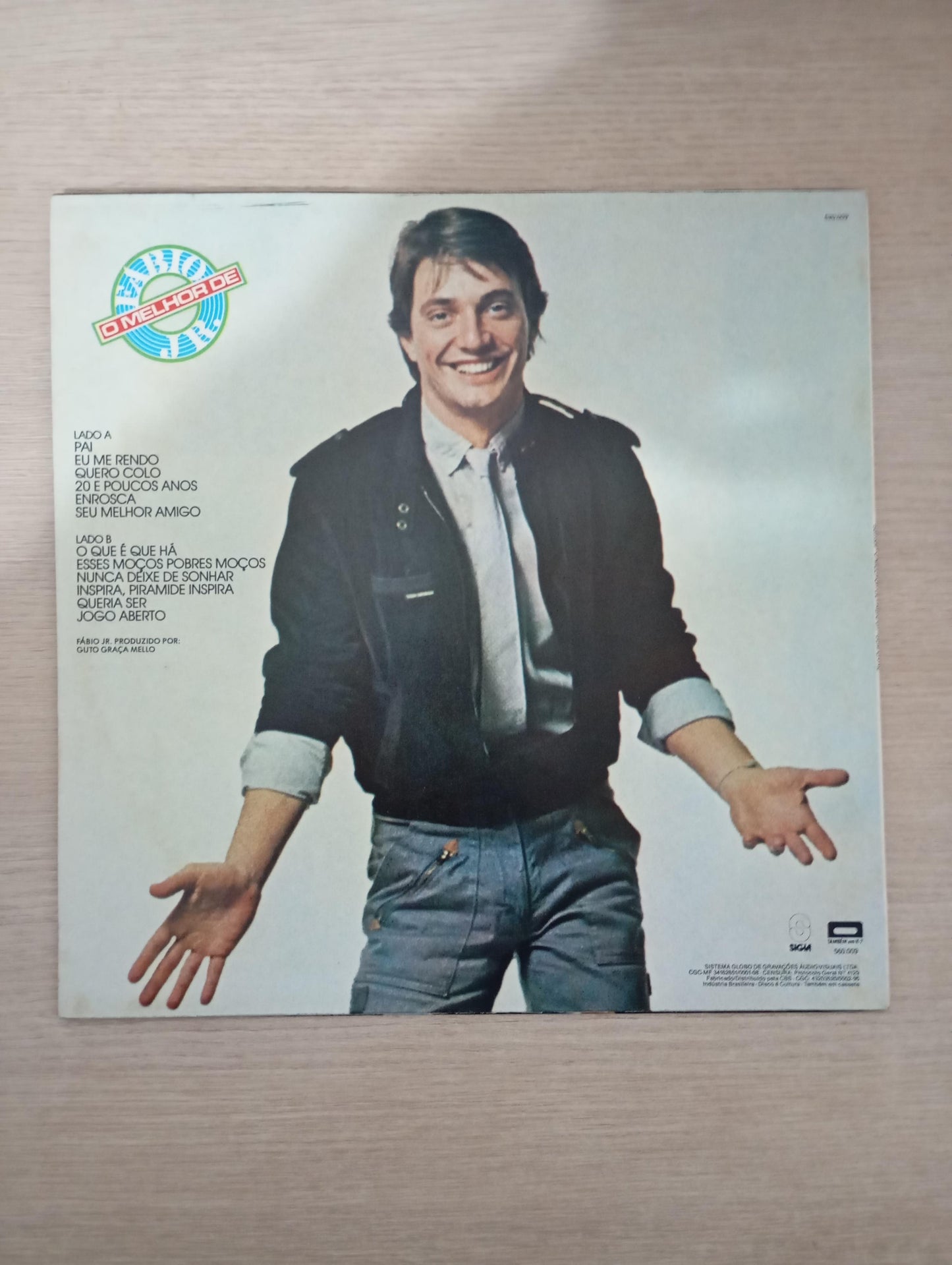 Lp Vinil Fábio Jr. O Melhor De Fábio Jr.
