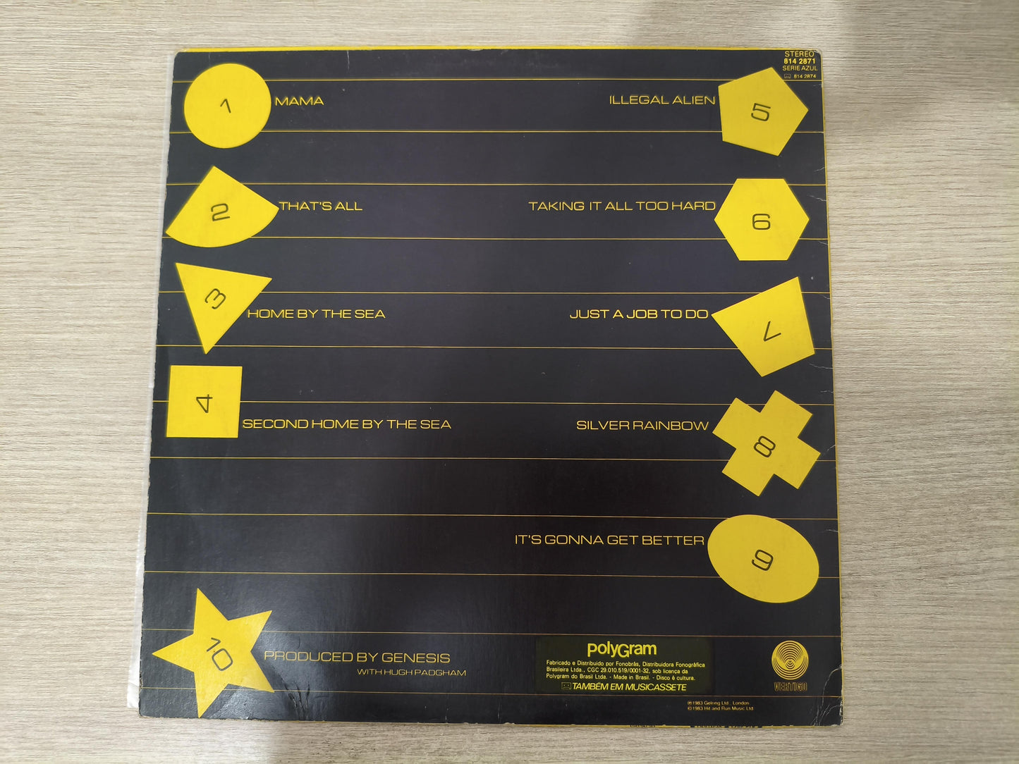 Lp Vinil Genesis 1983 Com Encarte Importado