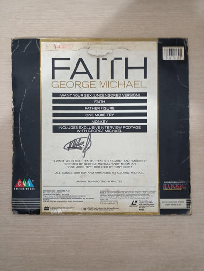 LD LaserDisc George Michael Faith Importado