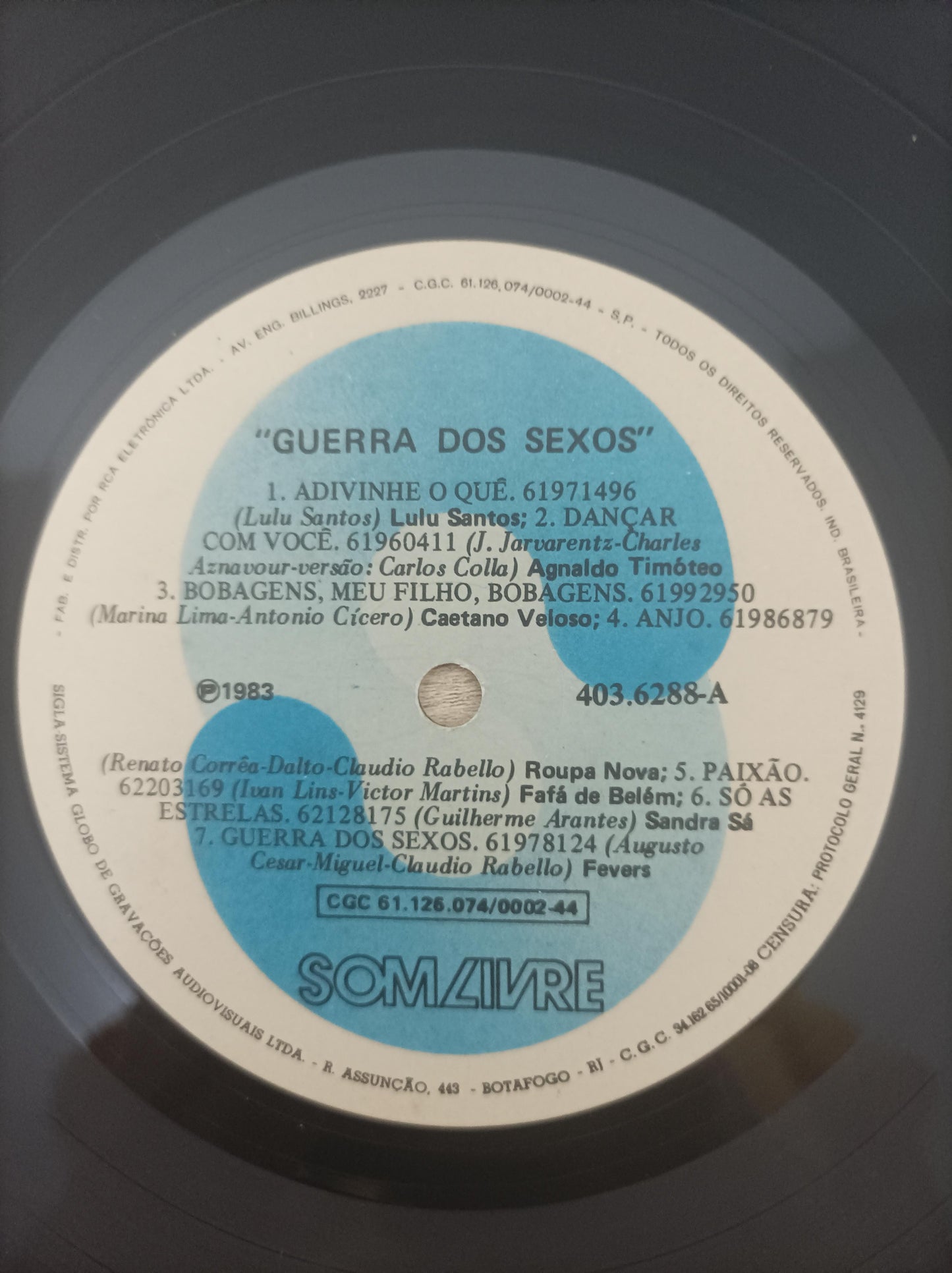 Lp Vinil Guerra dos Sexos Nacional