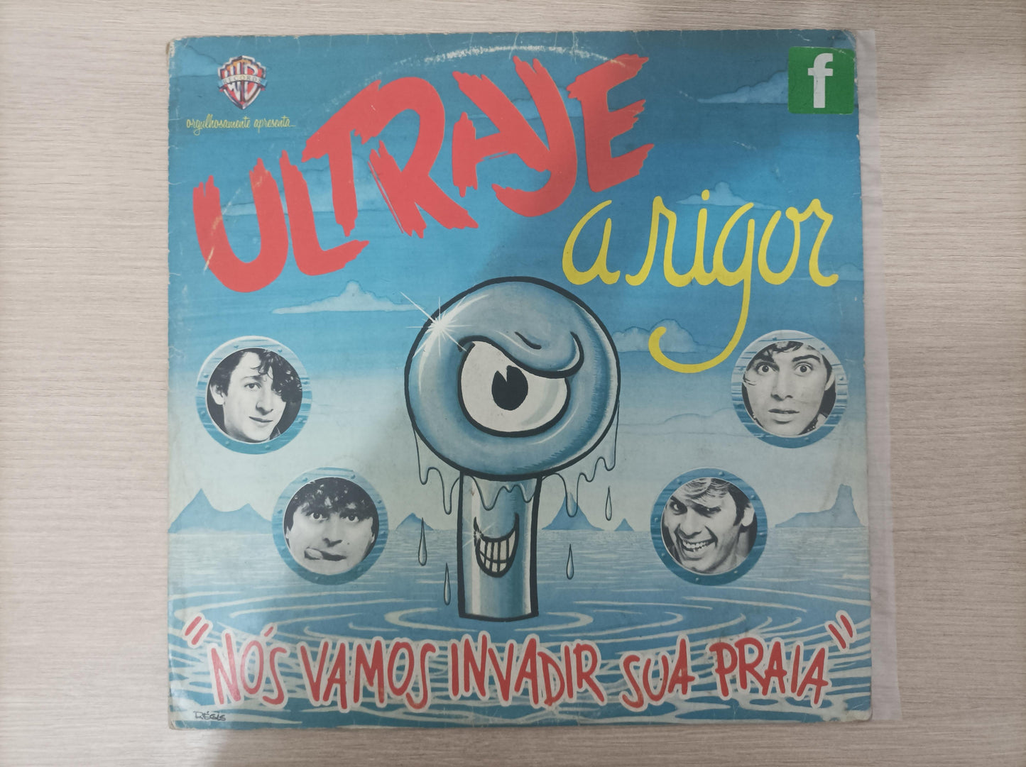 Disco Vinil Vamos Invadir Praia Ultraje A Rigor Com Encarte