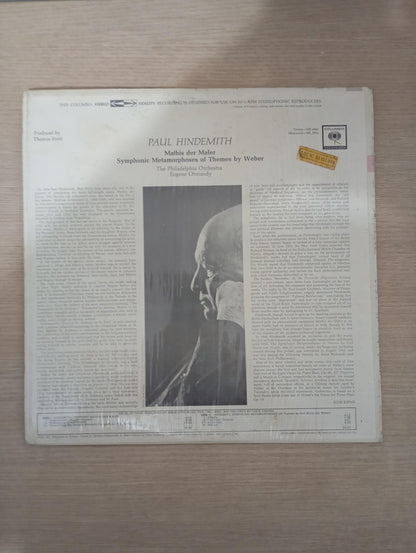 Lp Vinil Paul Hindemith Symphonic Metamorphoses Weber Import