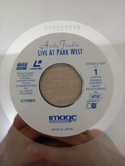 LD LaserDisc Aretha Franklin Live At Park West Importado