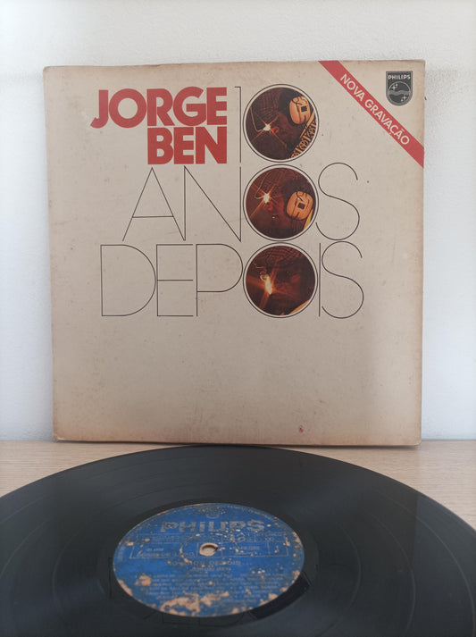 Disco Vinil 10 Anos Depois Jorge Ben Capa Dupla A