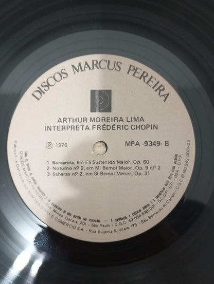 Lp Vinil Arthur Moreira Lima Interpreta Chopin Duplo