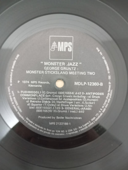 Lp Vinil George Gruntz Sticksland Monster Jazz Capa Dupla