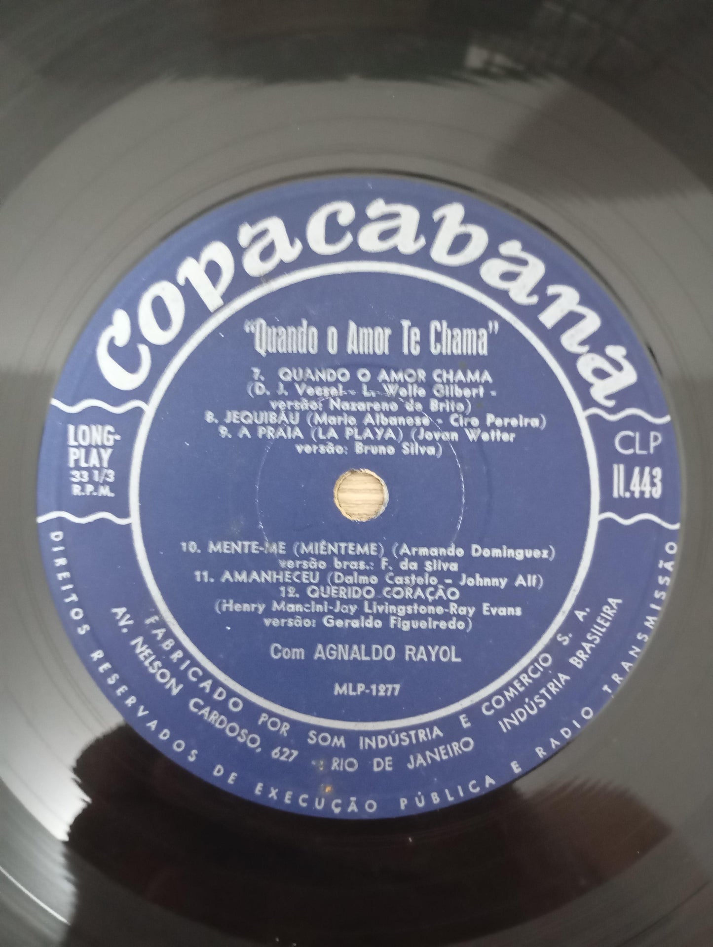 Lp Vinil Agnaldo Rayol Quando O Amor Te Chama
