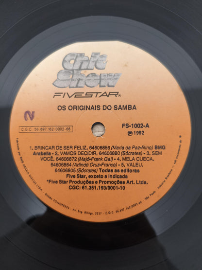 Lp Vinil Os Originais Do Samba Brincar De Ser Feliz